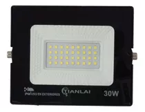 Reflector Led 30w Exterior Ip65 300 Watts Alumbrado Publico Color De La Carcasa Negro