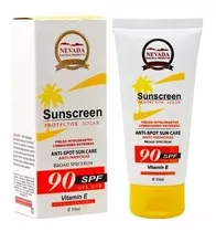 Protector Solar 90 Spf Nevada Piel Sensible Anti Manchas