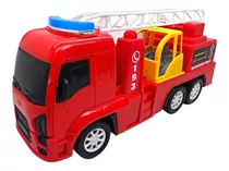 Carrinho Bombeiro Brinquedo Lançamento Infantil Barato Fire