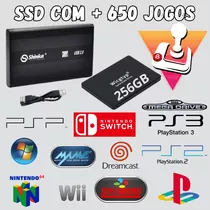 Case Com Ssd Com Mais De 650 Jogos (selecionados)