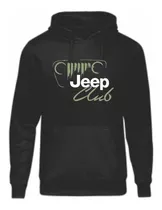 Buzo Jeep Club  Algodon Friza Estampa Frente Oferta Talle M