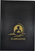 8 Pasta Cardápio Courvin Luxo C/4 Bolsas P/6 Folhas Acp