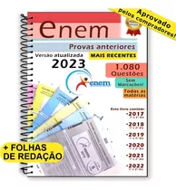 Enem 2023 Provas Anteriores Questões 2017 A 2022 Apostila + Gabaritos