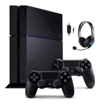 Sony Ps4 Playstation 4 500gb 2 Joystick Auricular Gamer Cuot