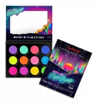 Kit De Paleta 12 Sombras Para Ojos City Of Pastel Lights Rude Cosmetics