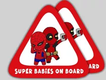 Astute Grace (2 Unidades) Super Babies On Board - Pegatina D