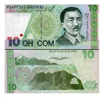 Cédula Fe Quirguistão 10 Som