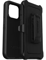 Case Otterbox Defender Para iPhone 14 Pro Max 6.7  (3 Cámaras) - Color Negro