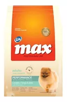Alimento Max Professional Performance Para Perro Adulto De Raza Mini, Pequeña Y Mediana Sabor Cordero, Pollo Y Arroz En Bolsa De 2kg