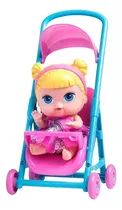 Boneca Bebê Baby Collection Passeio Carrinho 338 Super Toys