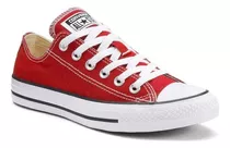 Zapatos Compatible Converse All Star Rojo Dama Y Caballero 