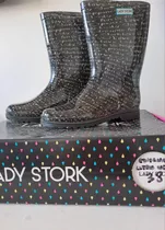 Botas De Lluvia Lady Stork Modelo Romana