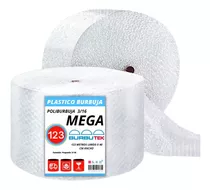 Rollo Plastico Poliburbuja Empaque Embalaje 123m X 40cm Mega