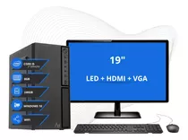 Computador Completo I5 8gb Ssd 240gb Monitor Mouse Teclado 