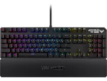 Teclado Mecanico Gamer Asus Tuf Gaming K3 Rgb Aura Sync Idioma Inglés Us Color Del Teclado Gunmetal Grey