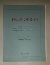 Partitura Tres Obras Para Guitarra Mario Parodi Año 1956