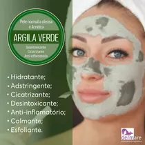 Máscara Faciai Para Pele Dermare Argila Verde 1kg