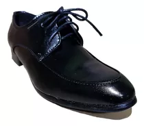 Zapatos Negros De Vestir Formal - Elegante Para Niños/ Lito