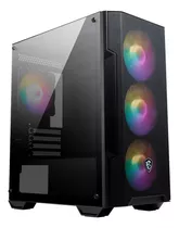 Gabinete Msi Mag Forge M100a Rgb Usb 3.0 Micro Atx Color Negro