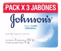 Jabón Johnson's Original Tripack 330 Gr