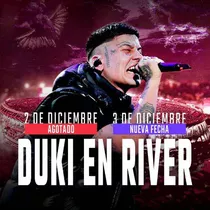 Duki 3/12 En River - San Martín Alta Plateas