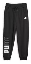 Pants Negro Puma Power Colorblock Sweatpants Fl Mujer