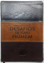 Livro Bíblia De Estudo Desafios De Todo Homem - Nova Versão Transformadora - Mundo Cristão Editora