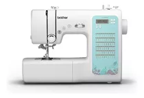 Máquina De Coser Recta Brother Cs6000xl Portable Blanca Y Celeste 110v/220v