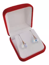 Aro Mujer Plata 925 Cristal Swarovski Apegado Tornasol