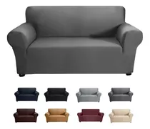 Funda Elástica De Sofá Protector De Sillón 2 Plazas Lavable