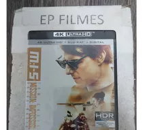 Blu Ray 4k Ultra Hd Missão Impossível - Nação Secreta - Dub/