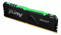 Memória Ram Para Pc Gamer Kingston Fury Ddr4 2666mhz 8gb Rgb