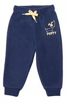 Pantalón De Buzo Bebe Polar Navy Corona