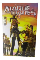 Attack On Titan - Shingeki No Kyojin Manga Libro Tomo 4
