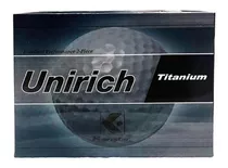 Pelotas Bolas De Golf Titanium Unirich  Pack X 12 (docena)