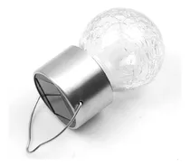 O Outdoor Solar Crack Ball Chandelier Glass Hanging Lan 2029