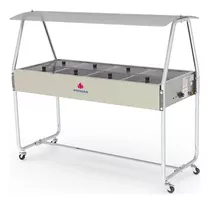 Mesa Buffet Progas Solo Calor 8 Cubas Mod Prb-08gn - F R