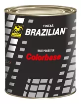 Tinta Automotiva Poliéster 900ml Prata Light Vw  Brazilian