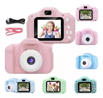 Mini Videocámara Digital Para Niños Color Rosa