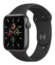 Apple Watch Se (gps, 44mm) - Caja De Aluminio Color Gris Espacial - Correa Deportiva Negra