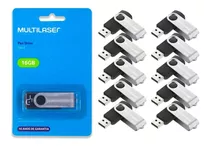 Kit 10 Pendrive 16gb Twist Multilaser Preço Atacado Revenda