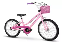 Bicicleta Infantil Nathor Bella Cor Rosa Aro 20 Com Descanso