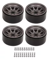 Juego Llantas Rc 4 Piezas Para Axial Scx10 Ii Iii Titanium 1