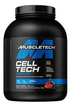 Suplemento En Polvo Muscletech  Cell-tech Creatina Sabor Ponche De Frutas En Pote De 2.72kg