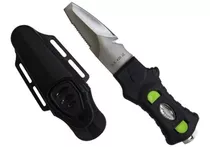 Cuchillo Punta Plana Para Buceo Y Rafting. Acero Inoxidable 