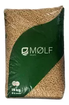 Pellet De Madera Puro Pino 6 Mm De Diámetro, Bolsas 15 Kg