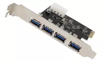 Placa Pci-e Usb Com 4 Portas Usb 3.0 5gbps F3 F-3217 50