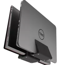 Suporte Duplo 2 Notebooks Macbook Samsung Dell Vertical Cor Preto