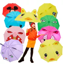 Paraguas Sombrilla Infantil, Resistente Y Colorido, Diseños.
