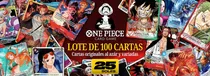 Lote De 100 Cartas Originales De One Piece
